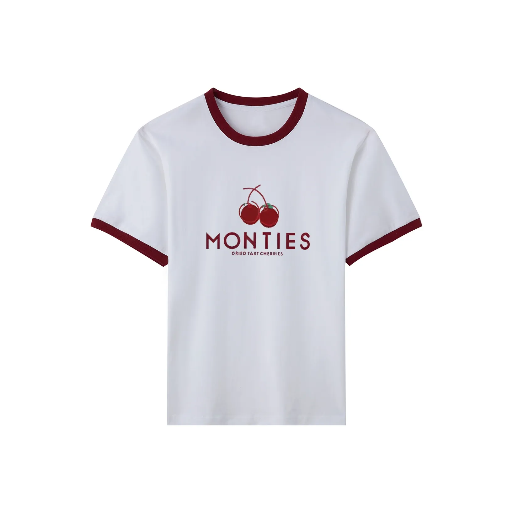 TEME T Рубашка Женская Белая и Красная