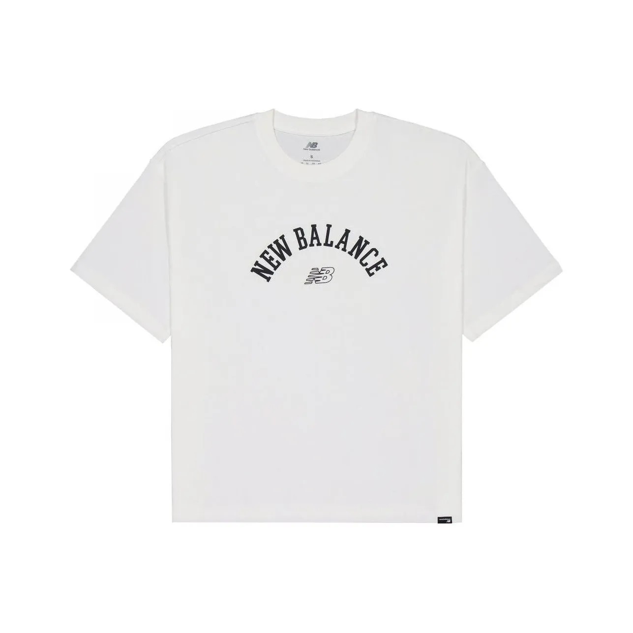 New Balance T-Shirt Женская Белая