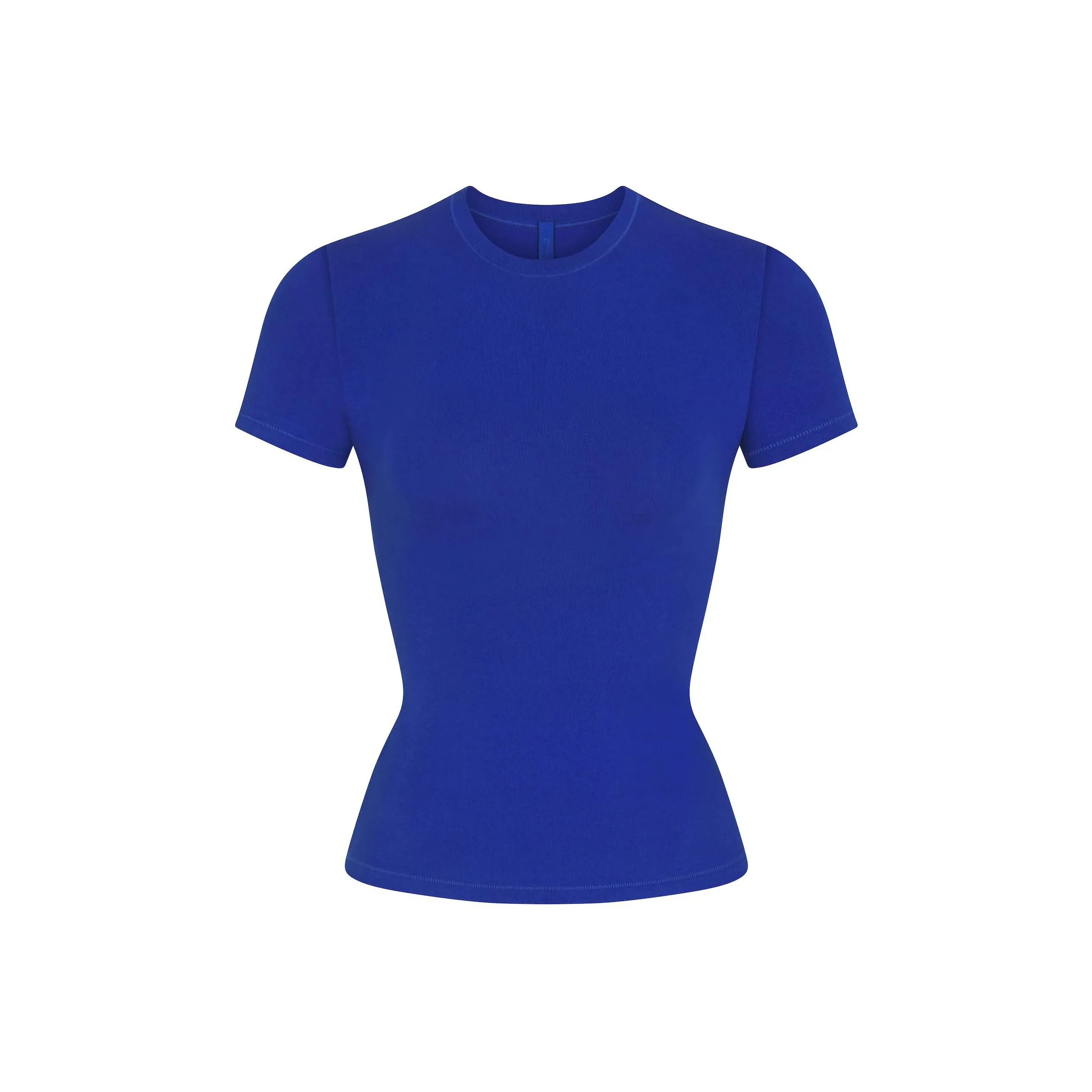 SKIMS Стандартная T-рубашка Женская Cobalt Кобальтовый синий