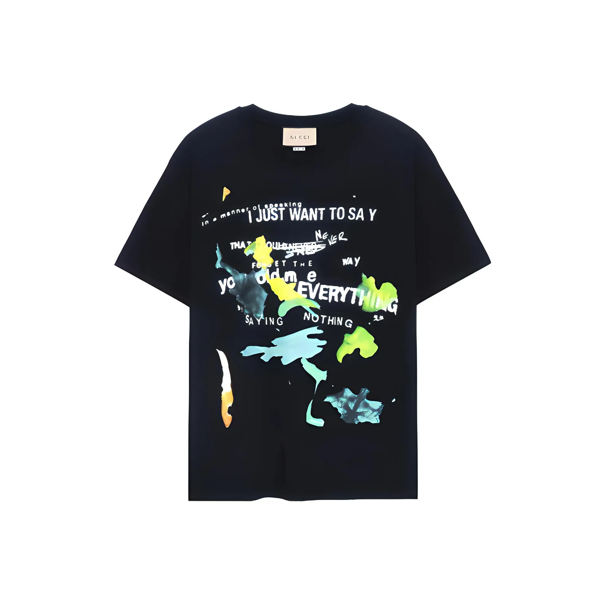 GUCCI Черные Женские Футболки