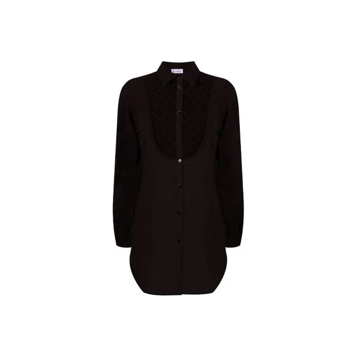 La Perla Cut Out detail Button up Shirt