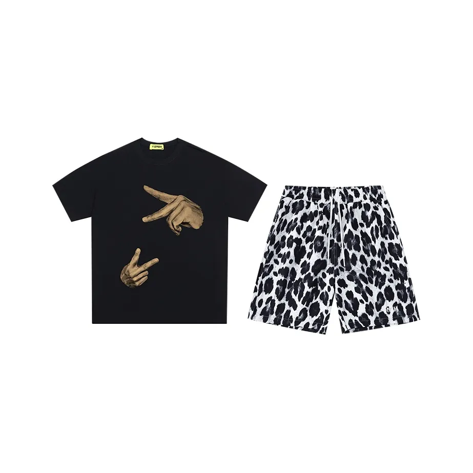 DNBH Leopard Print Series Casual Sportswear Unisex
