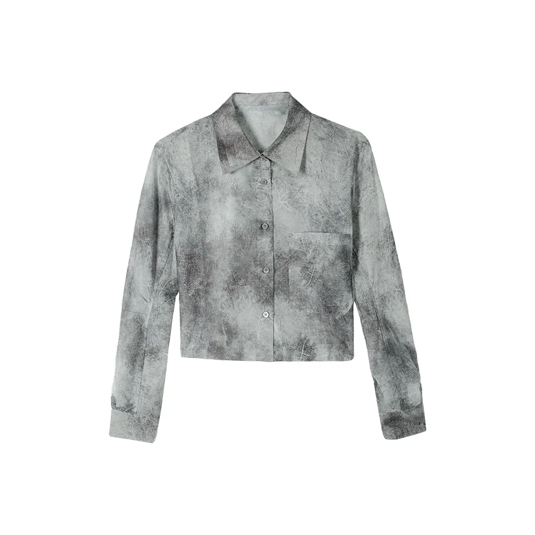 THE SEA LIFE Рубашка Женская Сияющий Зеленый