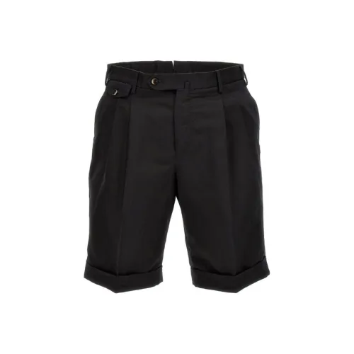 PT Pantaloni Torino Черные Мужские Повседневные шорты