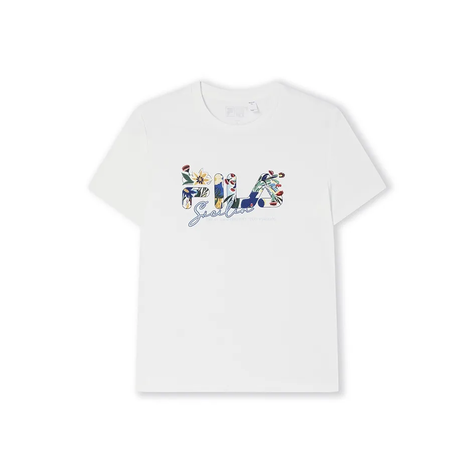 Fila Heritage T-Shirt Женская Cloud White