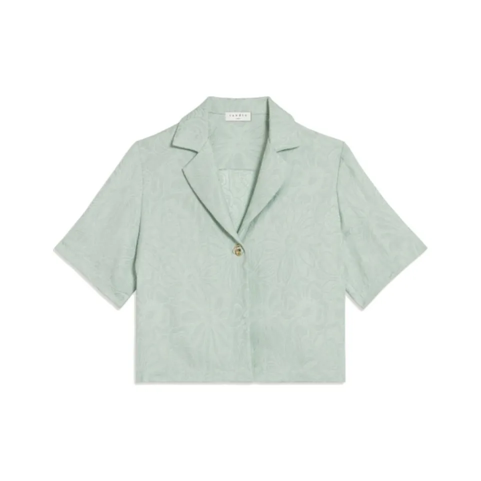 SANDRO Зеленые Женские Рубашки