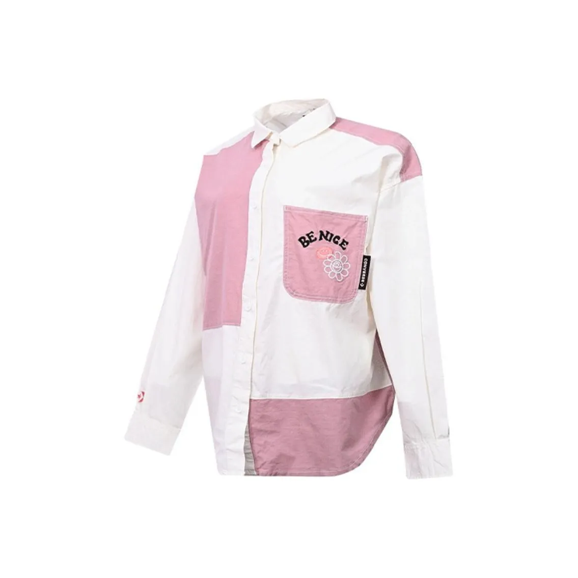 Converse Shirts Women's White & Pink