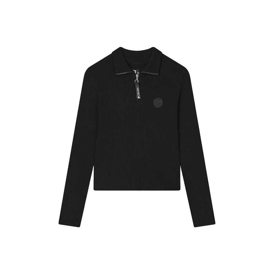 FILA x ETUDES Свитер Женский Глубокий Черный