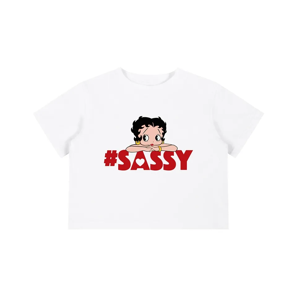 BETTY BOOP Regular T Shirt Women's White