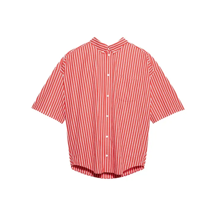 BALENCIAGA Оранжево-красные Женские Рубашки