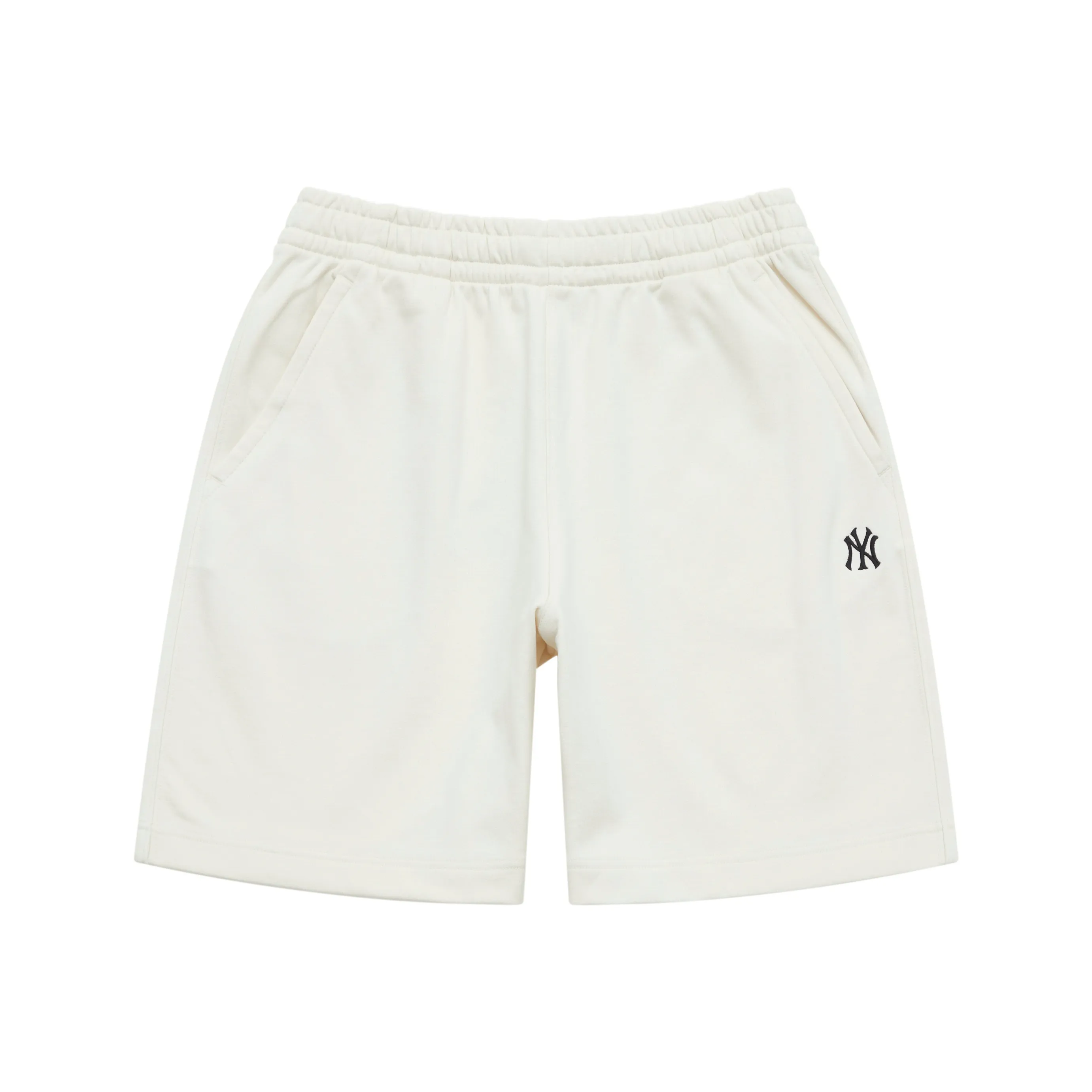 Mlb Base Logo New York Yankees Basic Collection SS25 Повседневные шорты Унисекс Кремовый