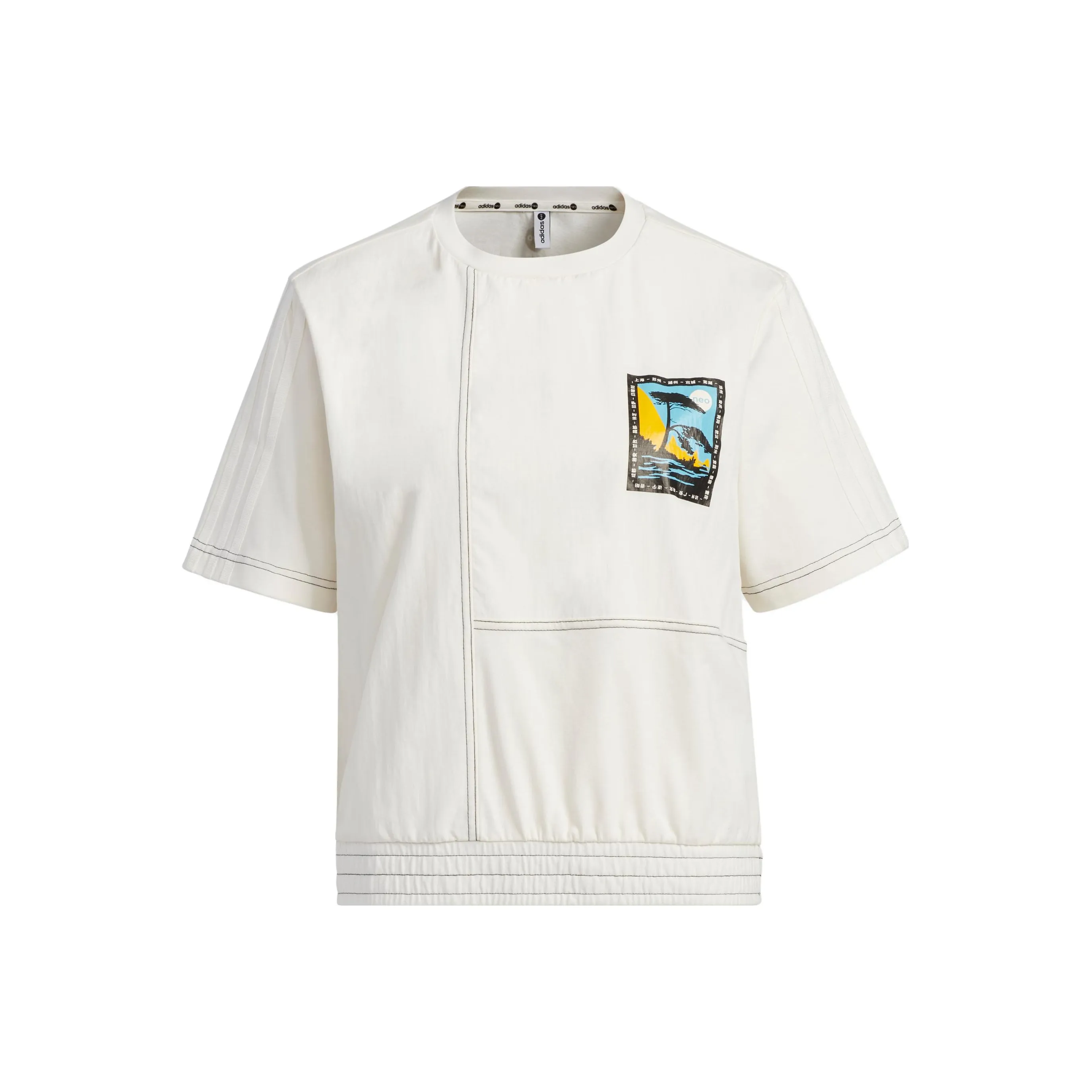 Adidas Neo T Shirts Women's Pink White