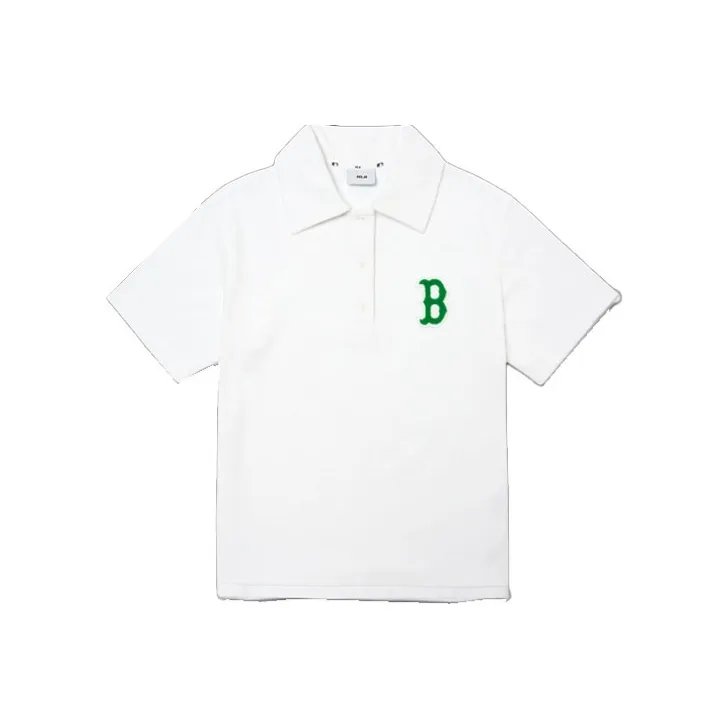 MLB Boston Red Sox Polo Shirt Women's White