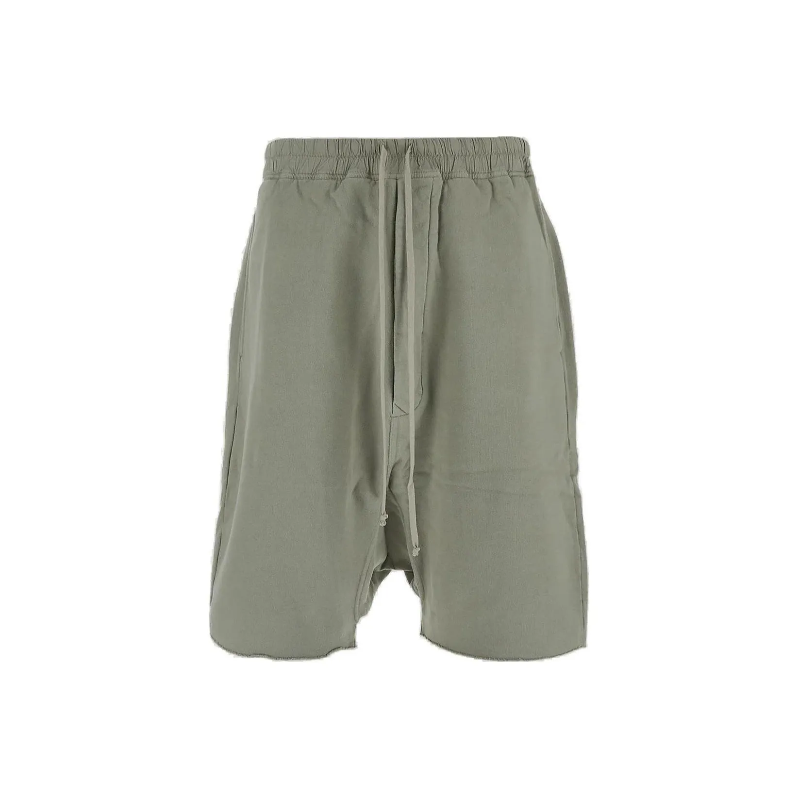 Pull&Bear Giacca di brown jeans blu medio Drawstring Frayed Hem Shorts