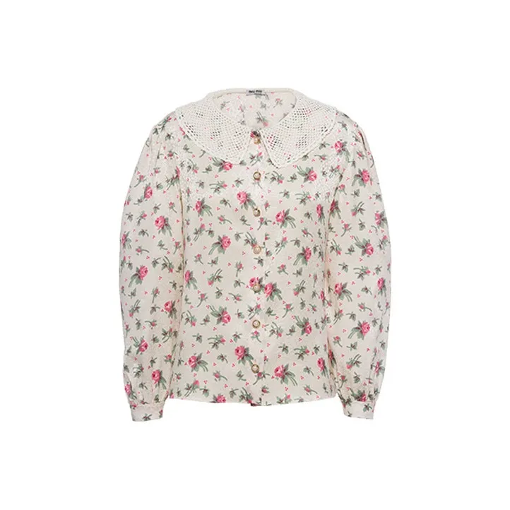 MIU MIU Shirts Women's Cream