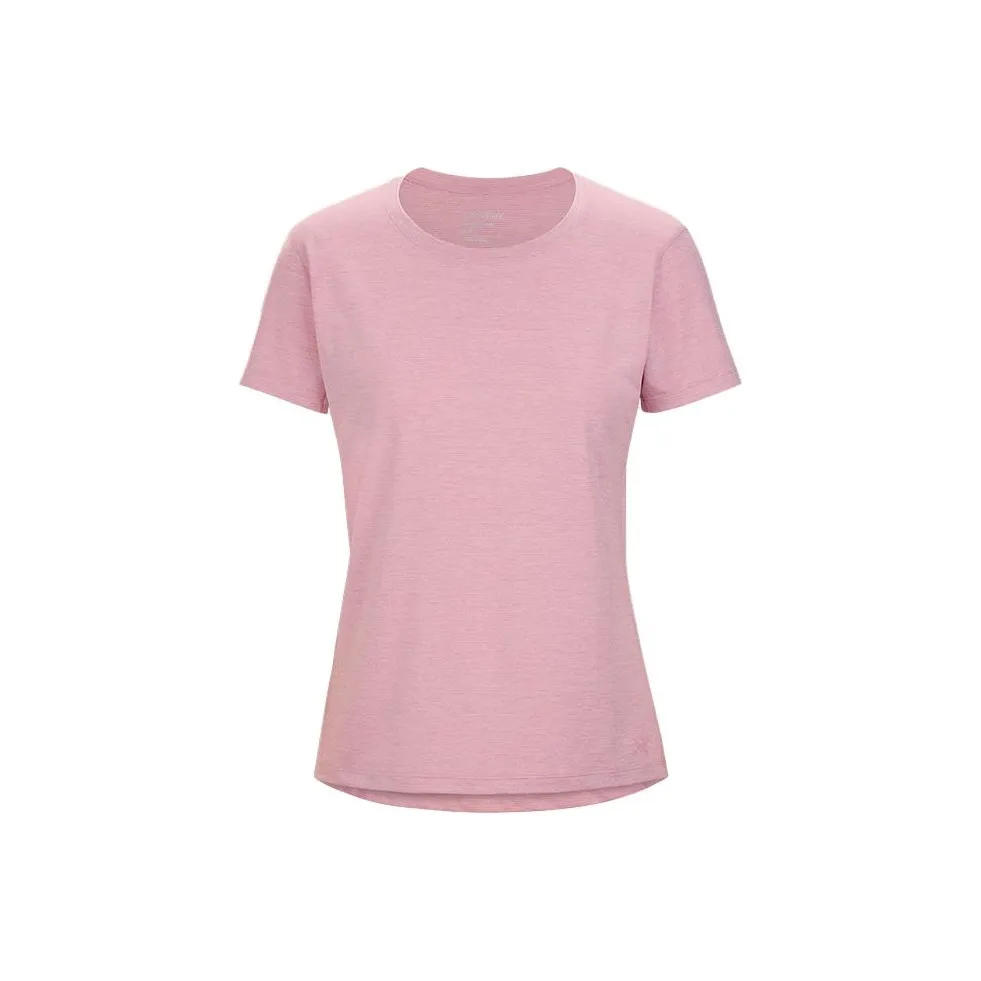 Arcteryx TAEMA SS23 Set in Sleeve T Shirt Women's Shell Chestnut Pink