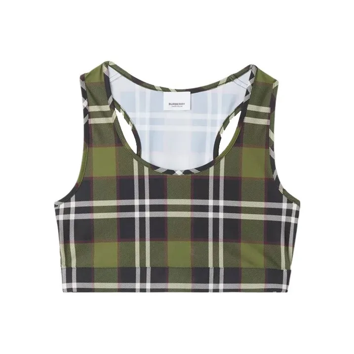 Burberry Зеленые Женские Камисоли