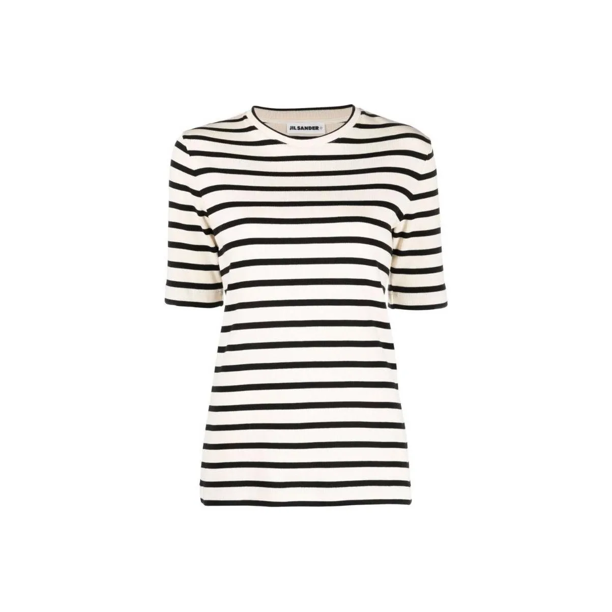 JIL SANDER Striped Cotton T shirt