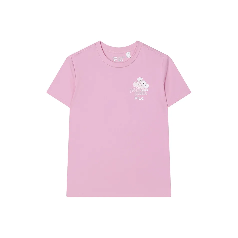 FILA T Shirt Women's Concubine Pink