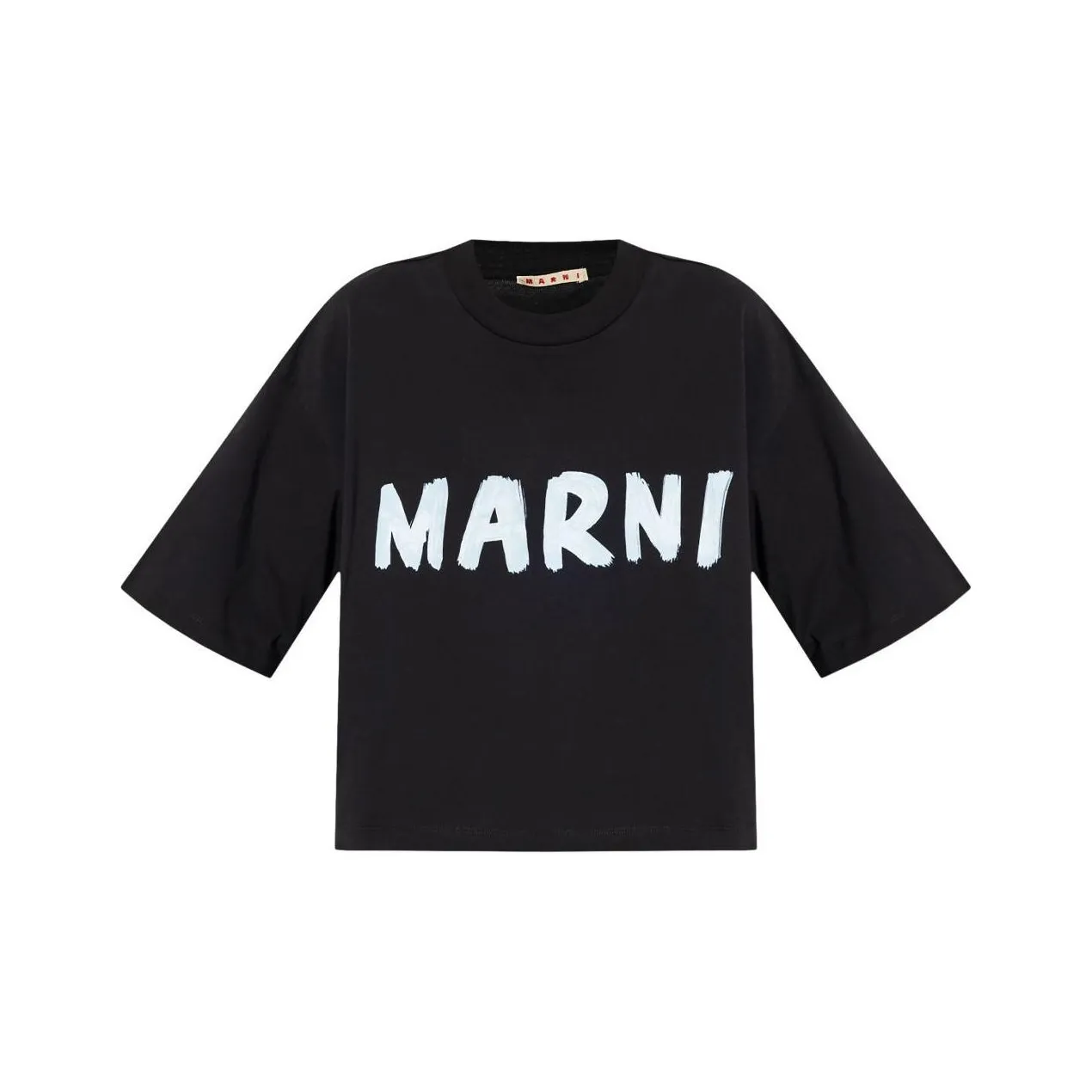 MARNI Logo print Cotton T shirt