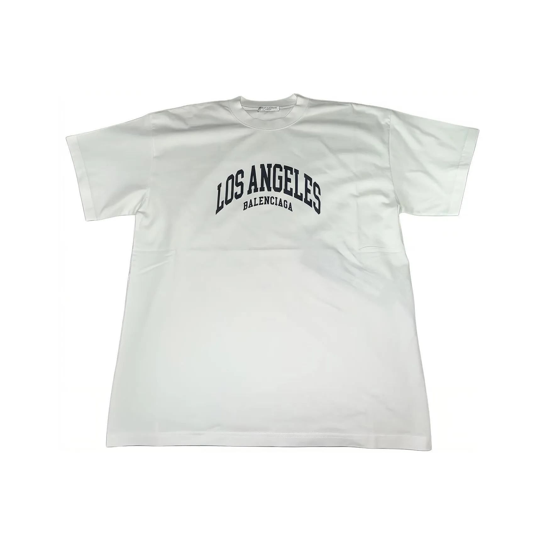 Balenciaga T-Shirt Женская Белая Стандартная Фитность