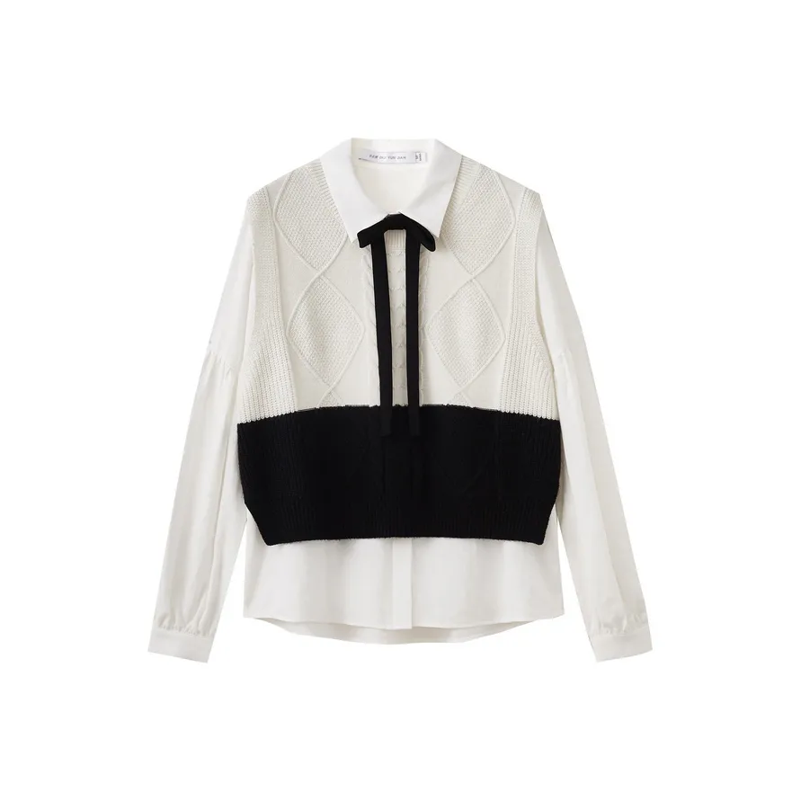 SHUIYUNJIAN Sweater Women's Ivory White