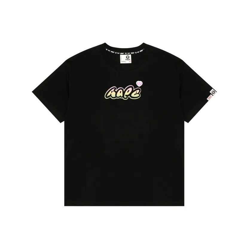 Aape By *A Bathing APE® Logo print T shirt