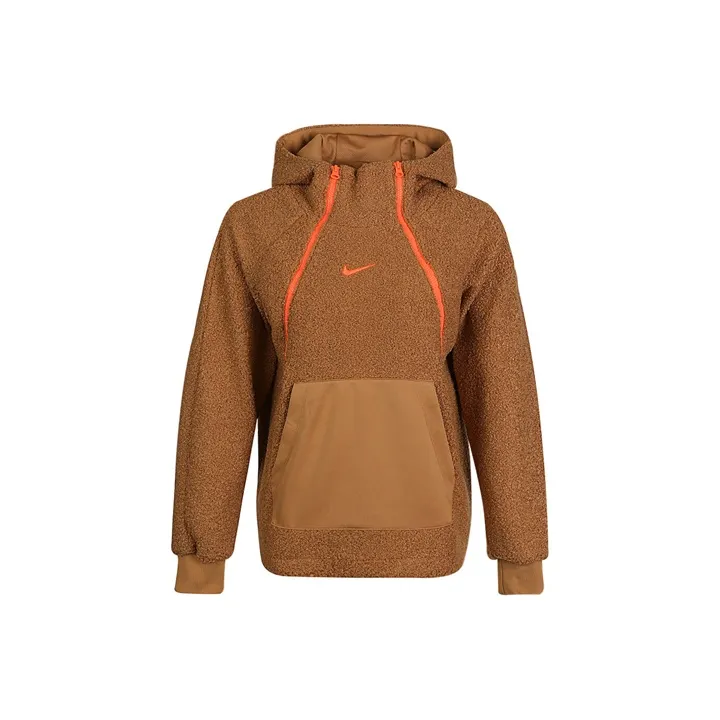 NIKE Коричневые Женские Свитшоты