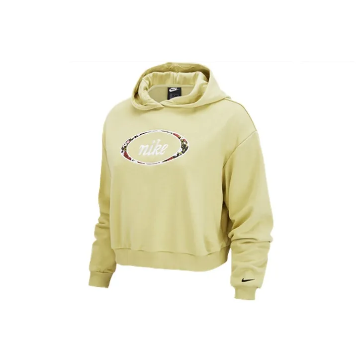 NIKE Зеленые Женские Свитшоты