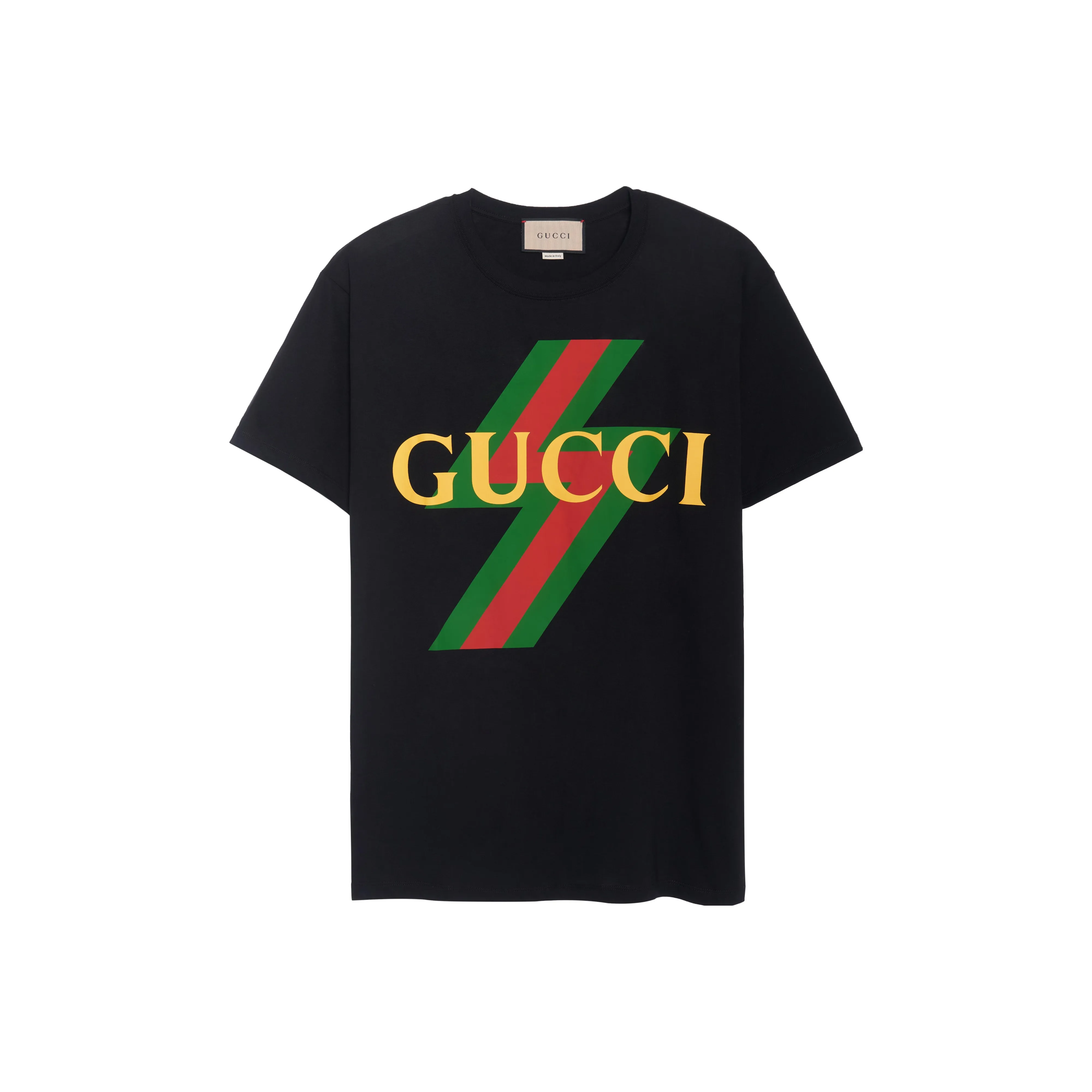 GUCCI SS23 Drop Shoulder Sleeve T Shirt Women's Black