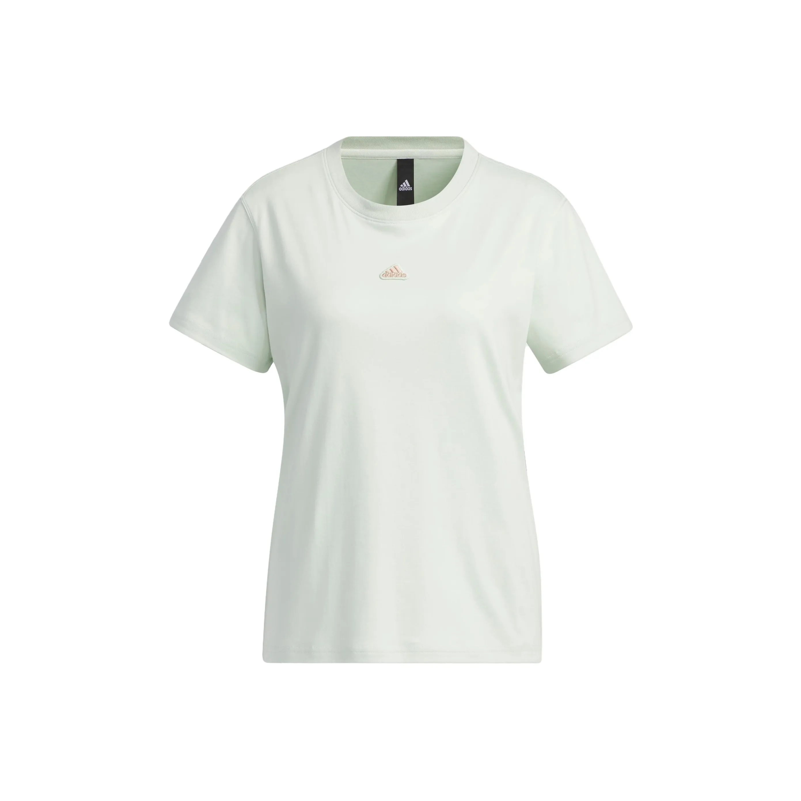 Adidas Drop Shoulder Sleeve T Shirt Women's Linen Green