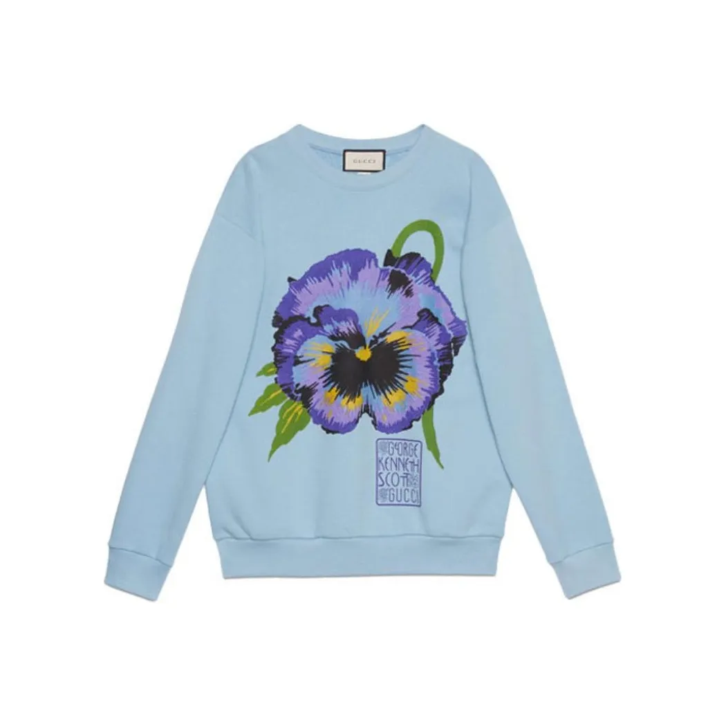 GUCCI Синий Женские Свитшоты