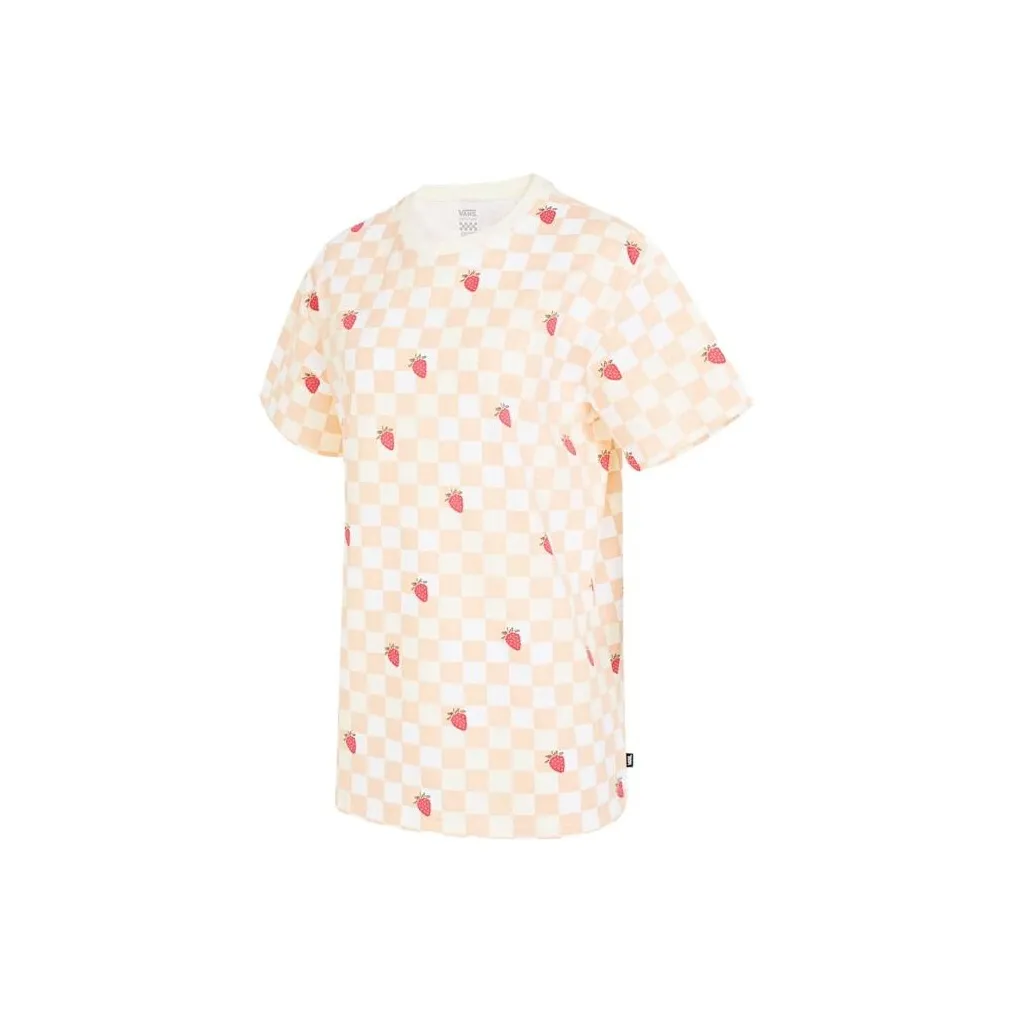 VANS T-Shirt Женская Бежевая Желтая