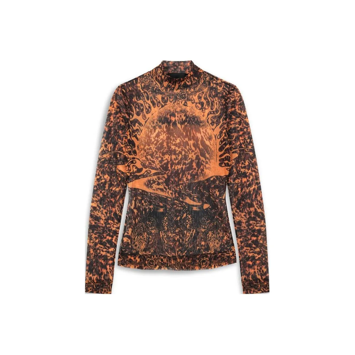 Givenchy Оранжево-желтые Женские Рубашки T