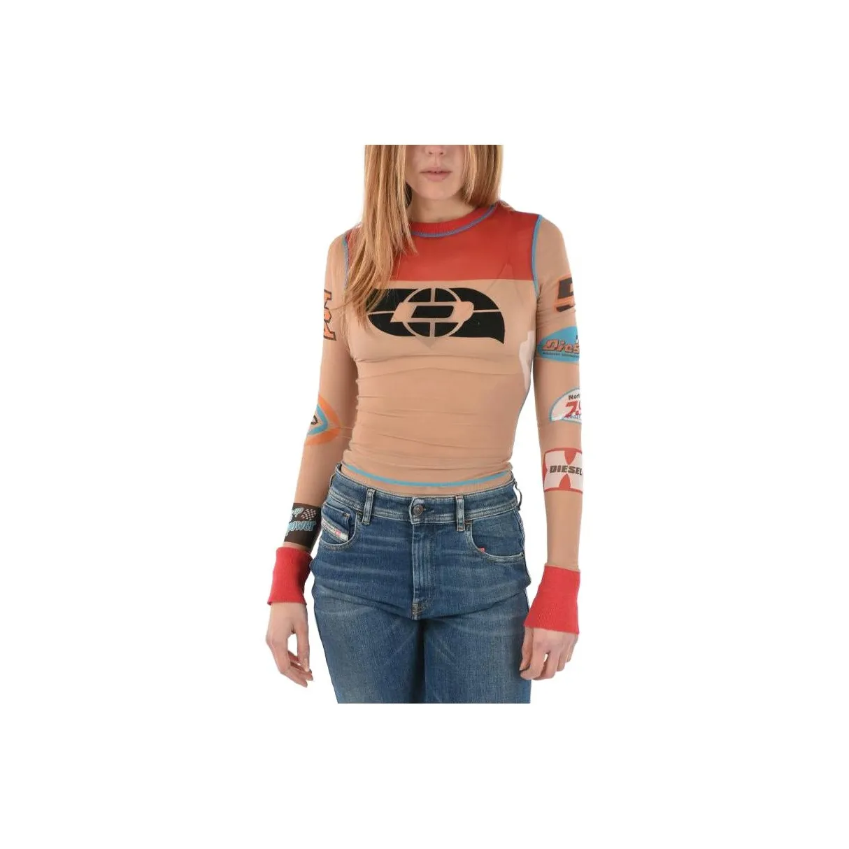 DIESEL T Shirts Women's Orange