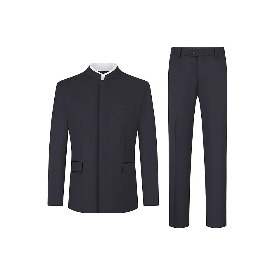 SEVEN Деловой костюм мужской темно-синий