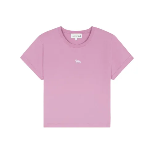 Maison Kitsune Розовые Женские Футболки