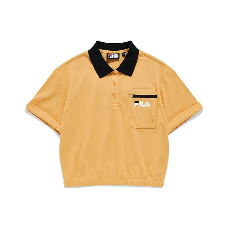 FILA FUSION Светло-оранжевый Желтый Женские Поло