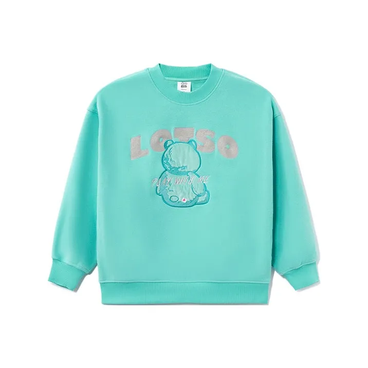 LiNing x Disney Sweatshirt Winter Women's Aquatic Blue