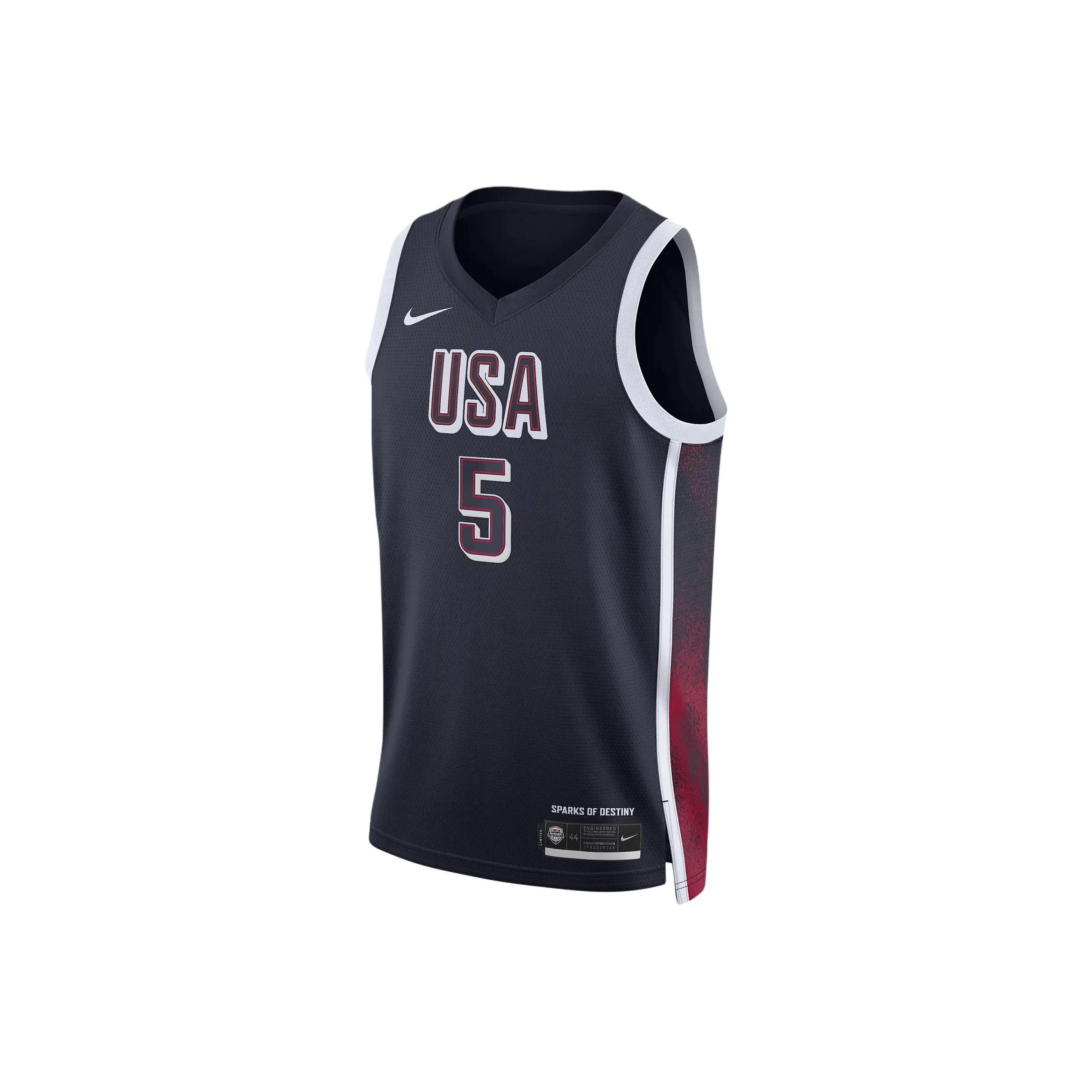 Nike USA Basketball Olympic Team Series Dri FIT Basketball Jerseys Unisex Marine