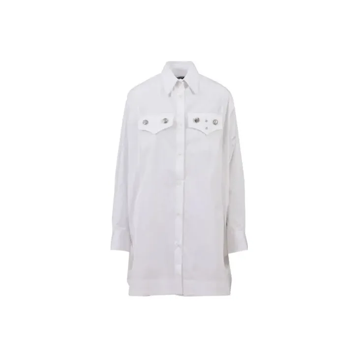 Calvin Klein Oversized Shirt With Silver Fantastics