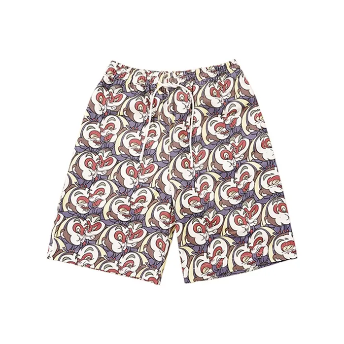 WOOKONG x DANAOTIANGONG Casual Shorts Unisex Monkey King Polka Dot Print Shorts