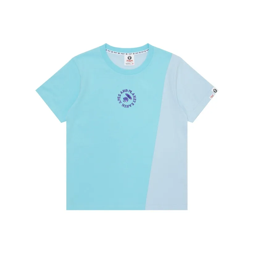 Aape By *A Bathing APE® Logo embossed Cotton jersey T shirt