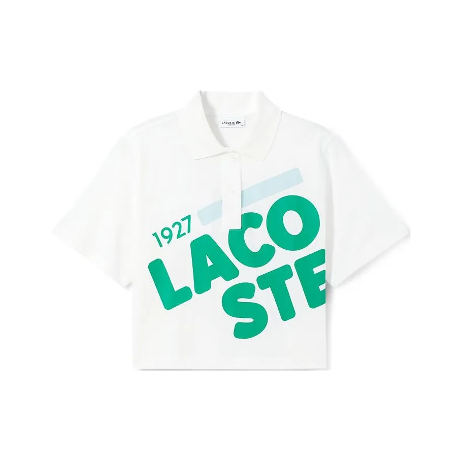 LACOSTE SS22 Polo Shirt Women's White