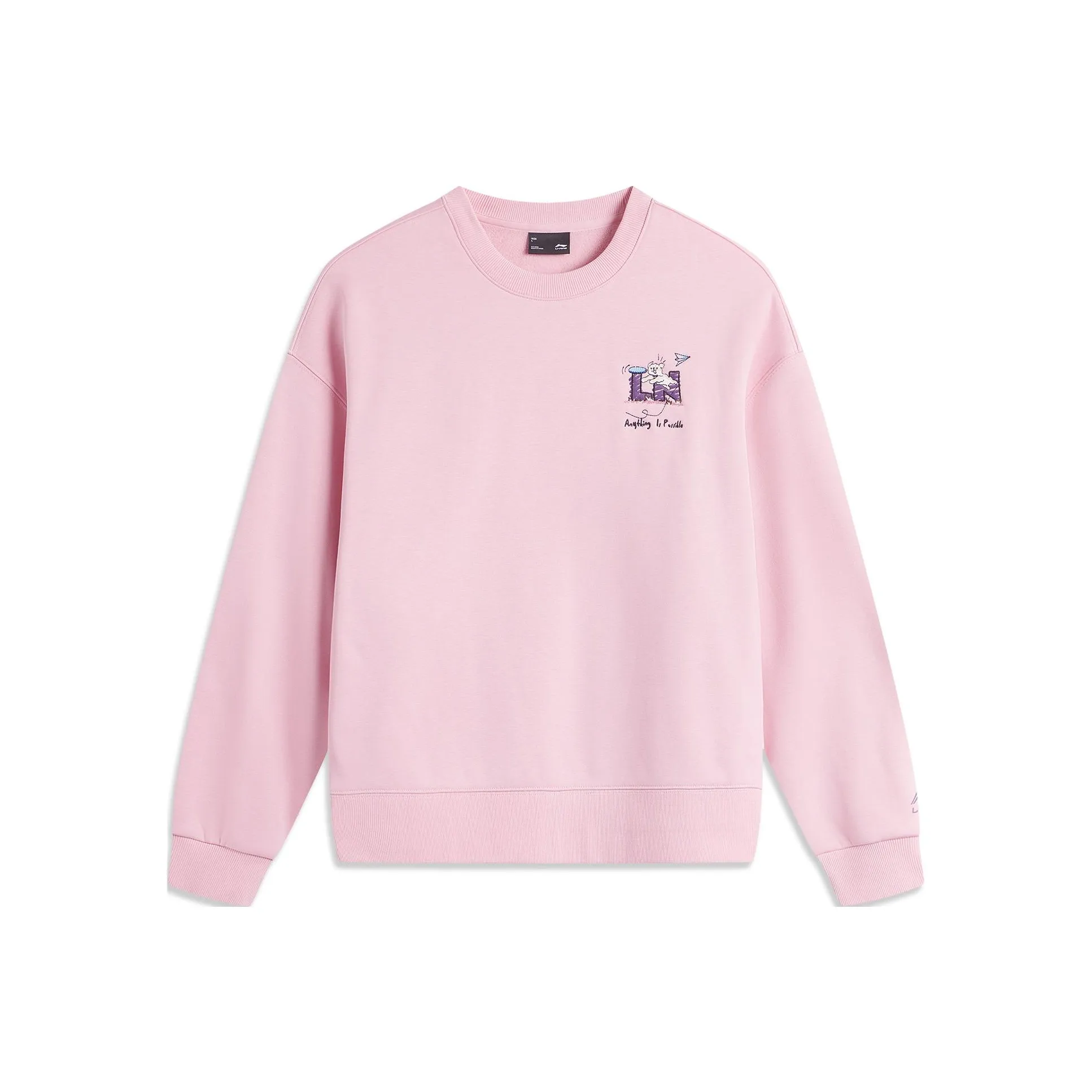 Подкладка Sports Life Collection Толстовка Женская Прозрачно-Розовая