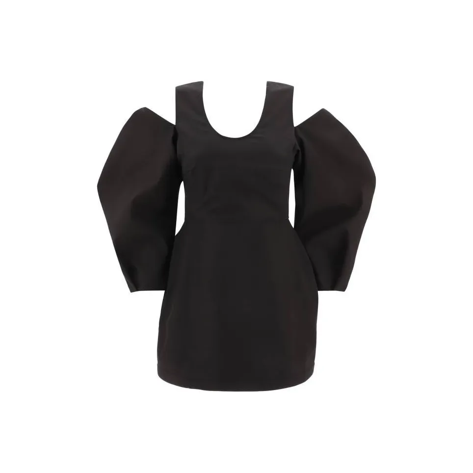 JIL SANDER Cold Shoulder Straight Hem Top