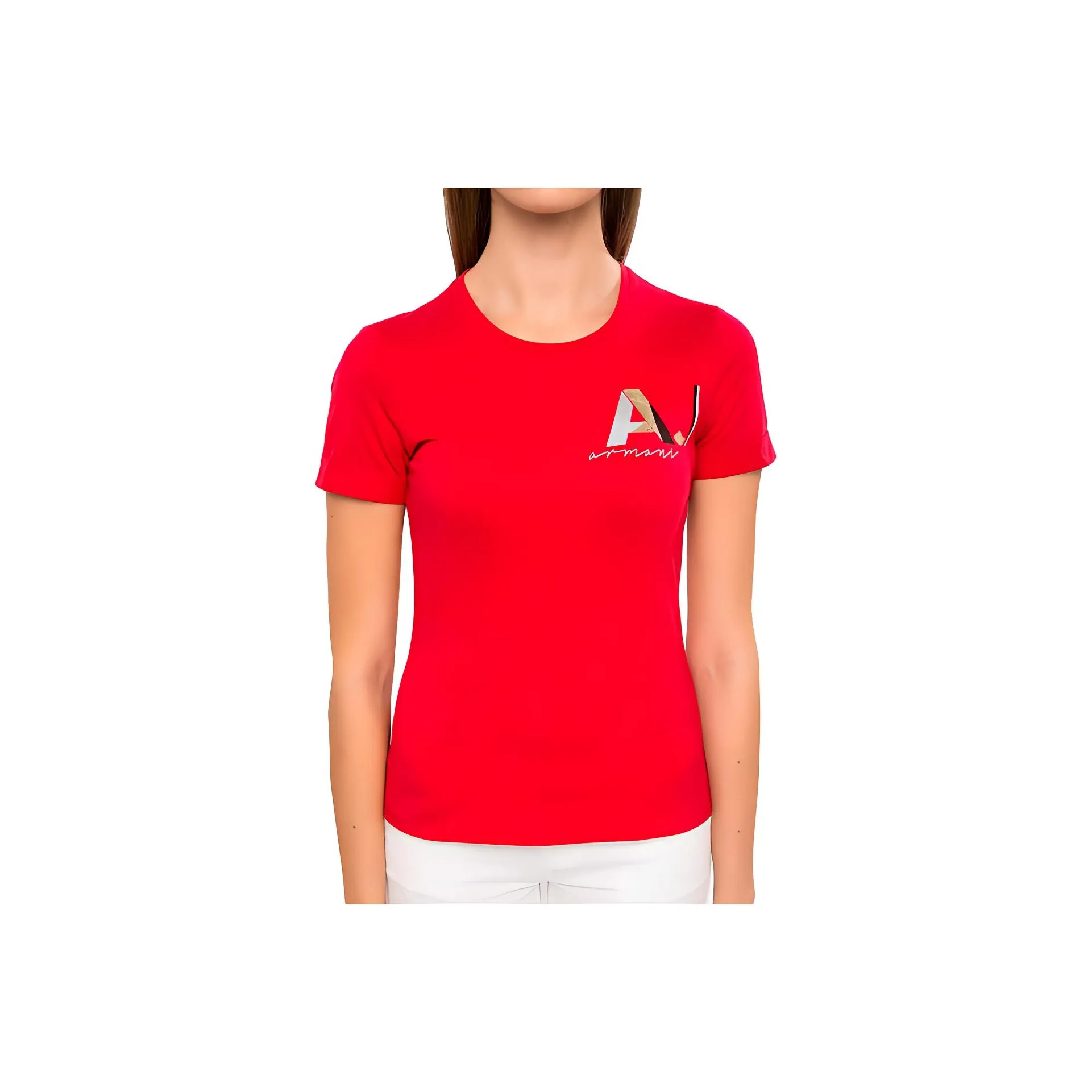 ARMANI JEANS T Shirts Women's Red
