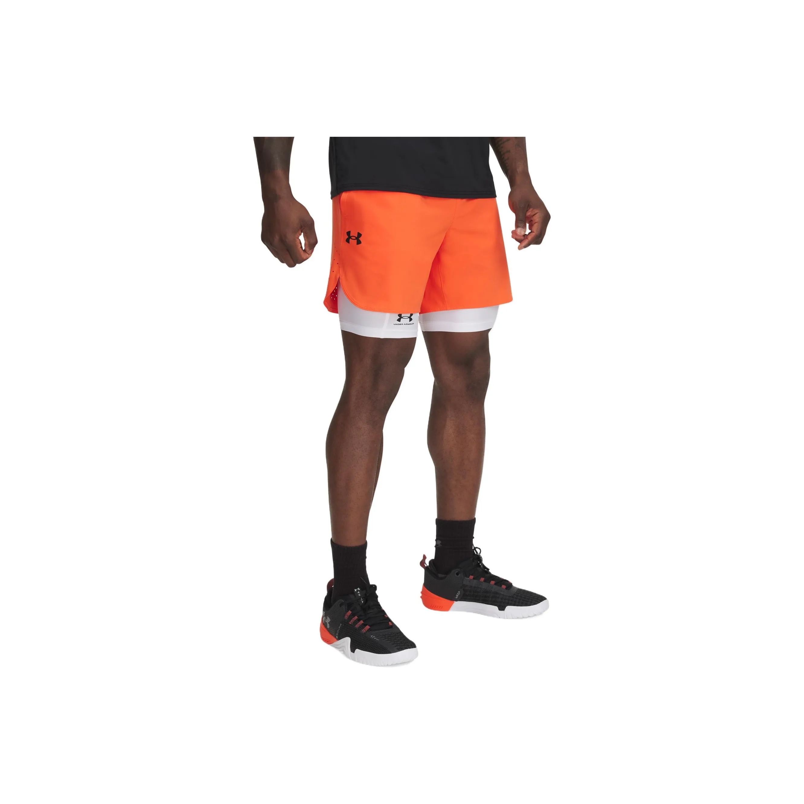 Under Armour Повседневные шорты Мужские Огонь Красный 847