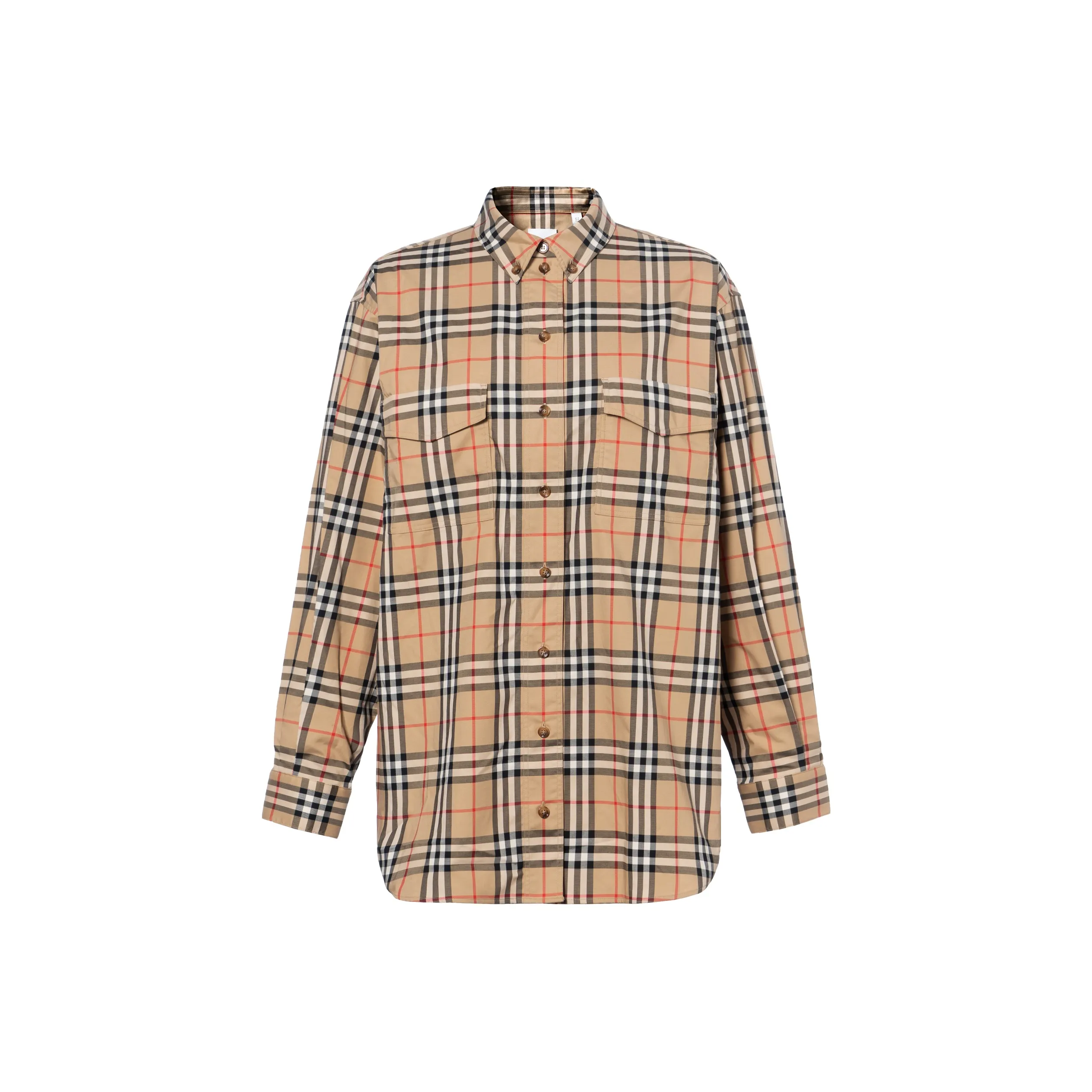 Burberry Womens Classic Check Button Down ShirtVintage Check 