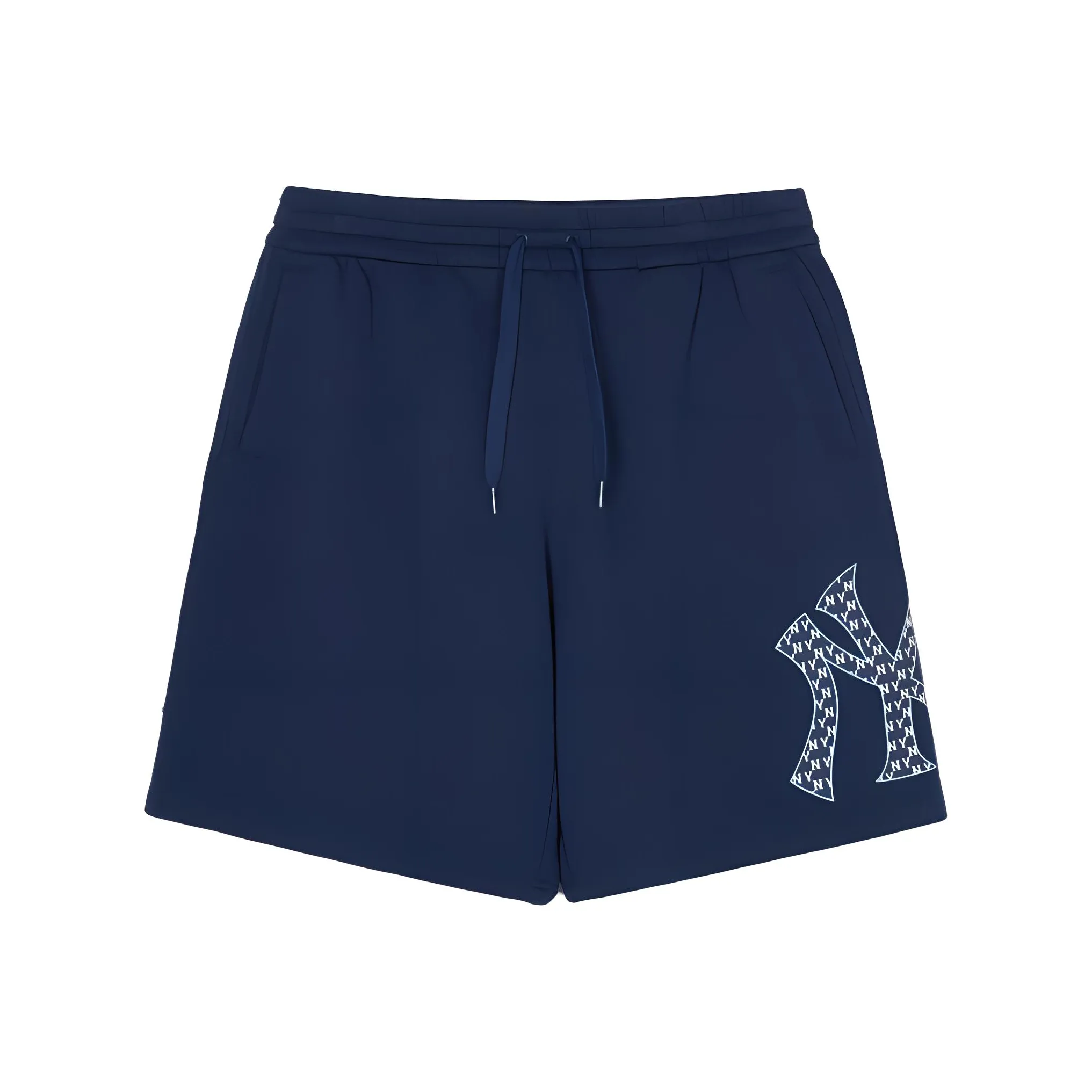 Mlb Base Logo New York Yankees Monogram BIG Lux 6 6 Повседневные шорты Унисекс Морской синий